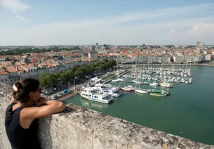 Point de vue sur le port de la Rochelle
