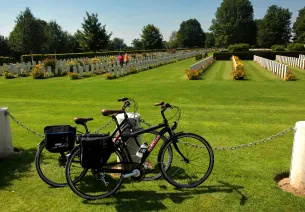 Bayeux Memorial by bike