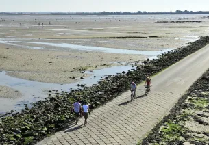 Le passage du Gois à vélo