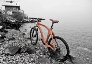 Vélo en bois par Woodalps Bicycle