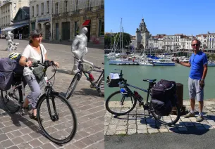 Christian & Dominique sur la Vélo Francette