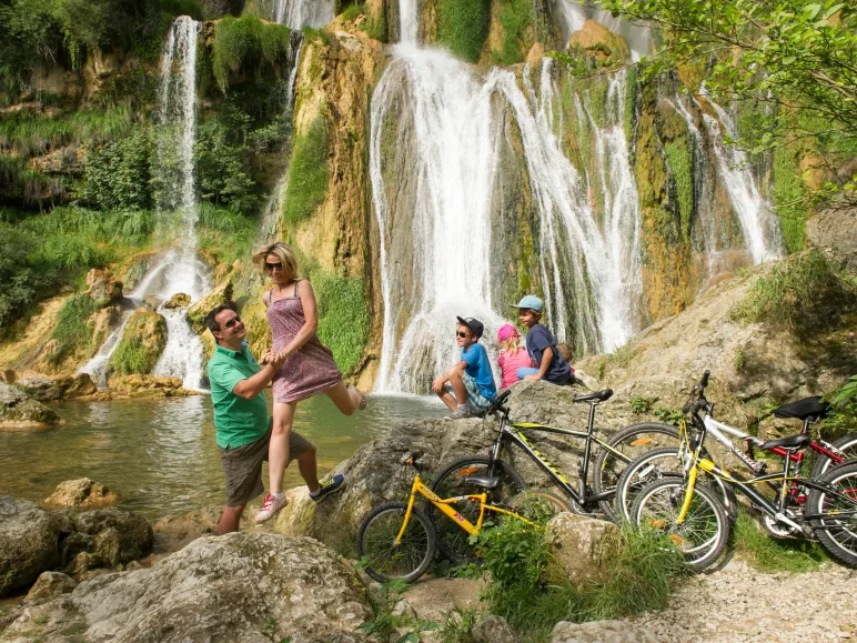 Cascade de Glandieu sur l'itinéraire ViaRhôna