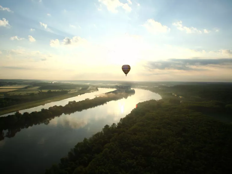 Un tour au dessus de la Loire en Montgolfière à Blois