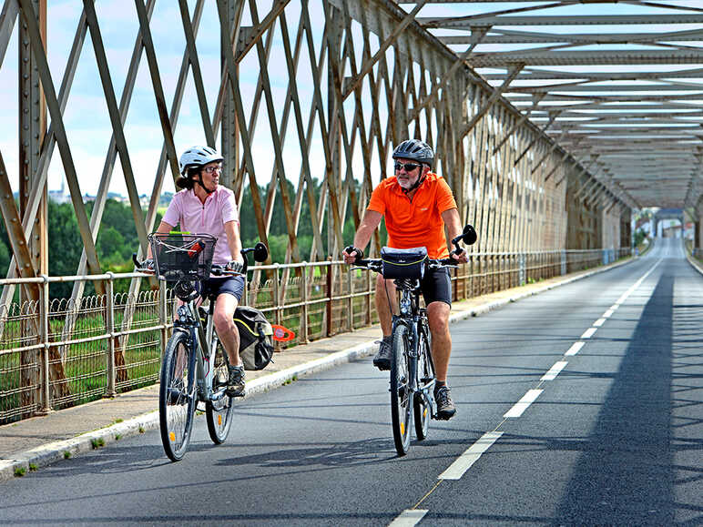 Pont sur la Loire à vélo - La Chapelle Basse-Mer