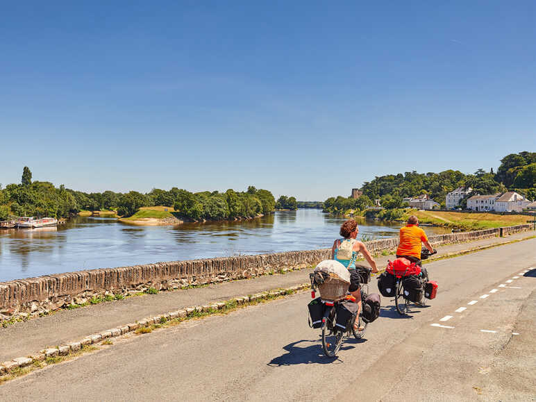 Quais de Montjean-sur-Loire à vélo