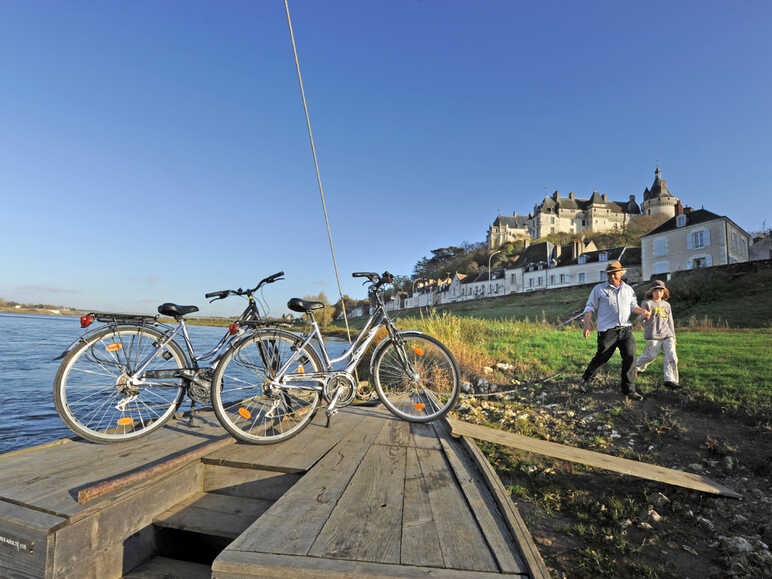 Vélo sur les berges de Loire - Chaumont-sur-Loire